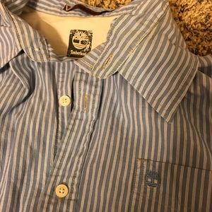 Timberland blue comfy button down